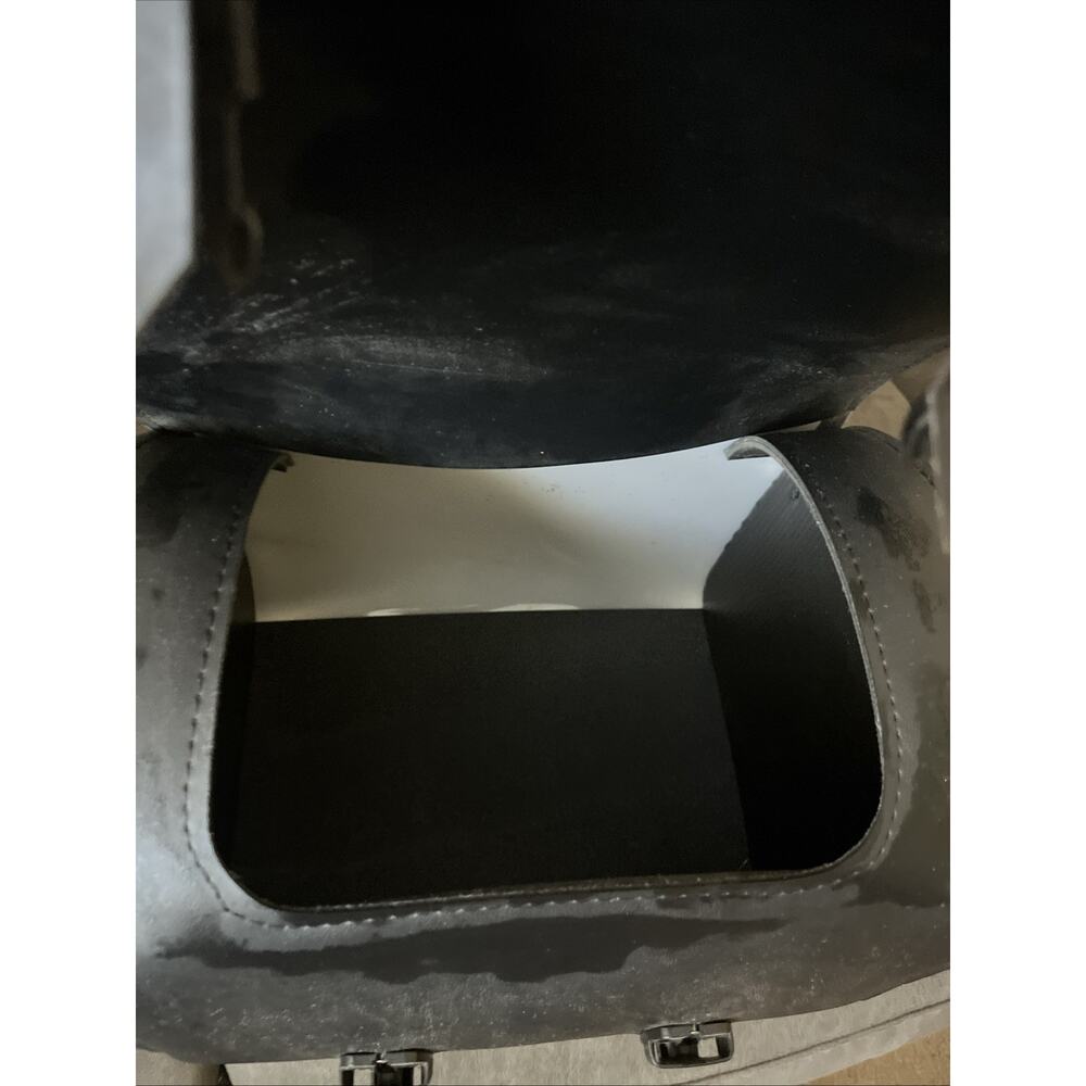Willie & Max 58502-01 Ranger Studded Max Pax Saddle Bag Black Motorcycle Storage - Picture 8 of 8